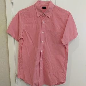J. Crew Red/White Mini-Checkered Shirt (Worn 2x)